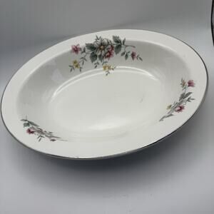 Hall‎ China SPRINGTIME 10-1/2" Oval Vegetable Serving Bowl